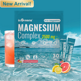 inGreens 11-in-1 Magnesium Complex Powder – Grapefruit Lemon, 30 Servings