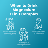 inGreens 11-in-1 Magnesium Complex Powder – Grapefruit Lemon, 30 Servings