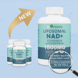 inGreens Liposomal NAD+ 1800mg – NR, Resveratrol & TMG, 180 Softgels