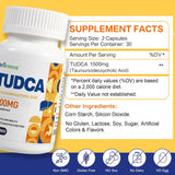 TUDCA 1500mg Bile Salts Supplement | Liver Detox & Digestive Support | Non-GMO | inGreens