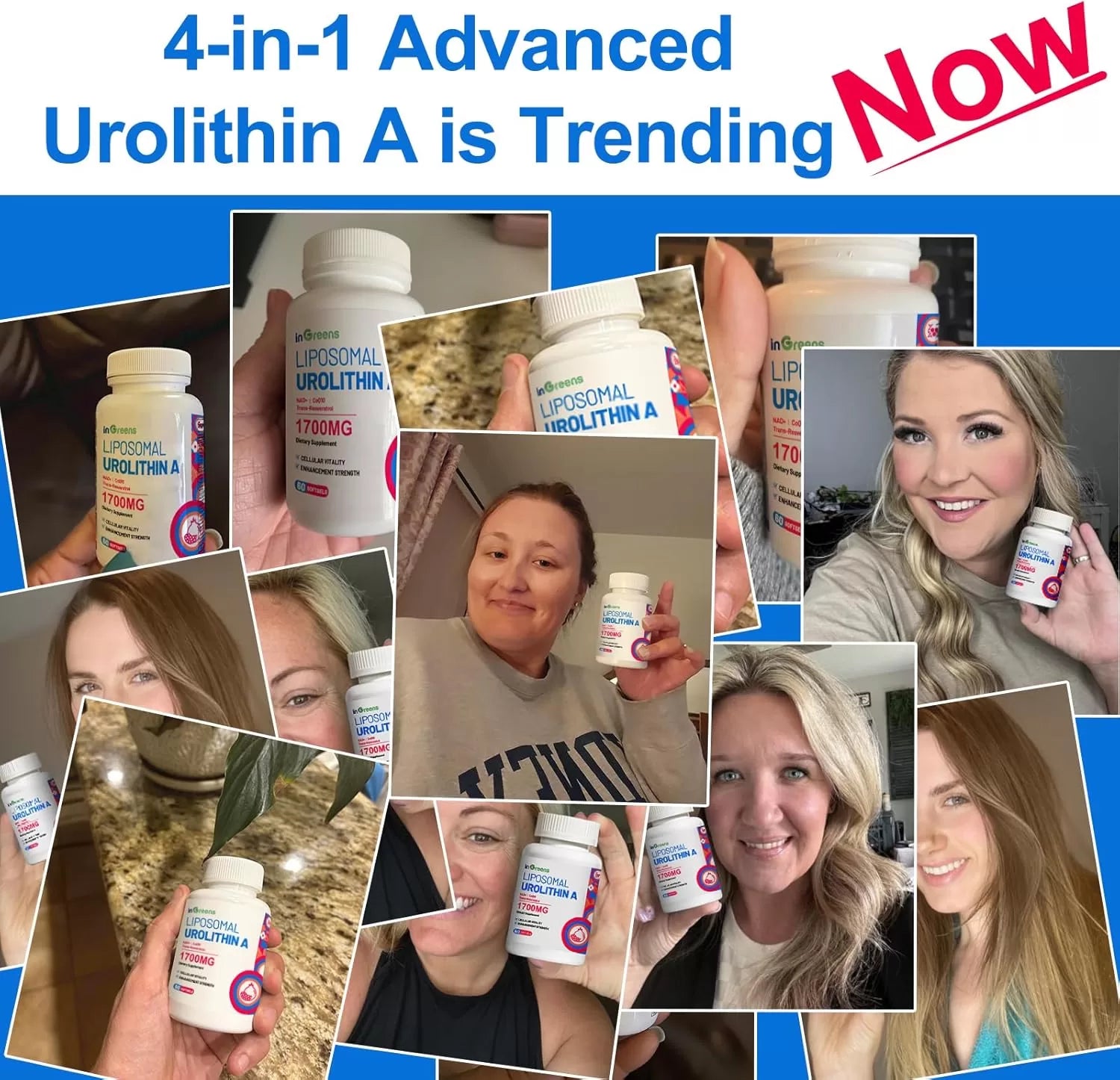 Premium Urolithin A Complex – 1700mg with NAD+