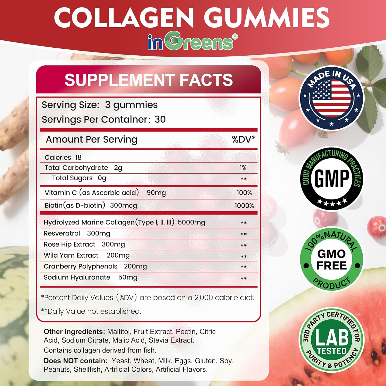 Collagen Peptides Gummies for Women