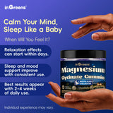 inGreens Magnesium Glycinate Gummies – 141mg, Berry, 120 Count