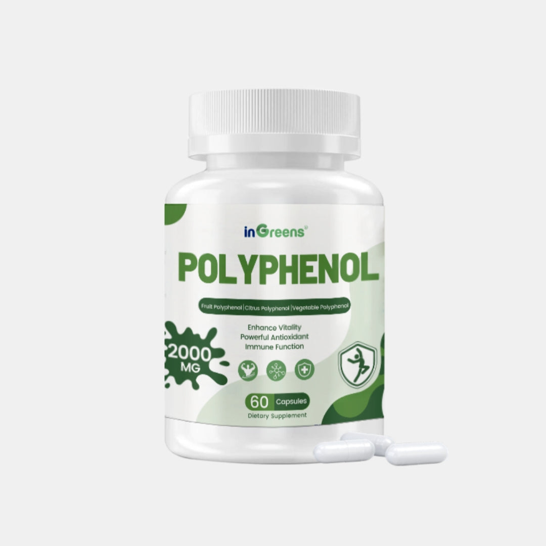 inGreens 25-in-1 Polyphenols 2000mg – Quercetin, Resveratrol & Plant-Based Antioxidants