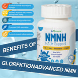 inGreens NMNH 600mg with NR, TMG, Resveratrol & CoQ10 - NAD+ Booster