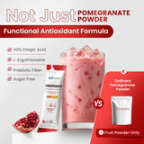 inGreens Pomegranate Powder - Sugar Free Antioxidant Drink Mix | with 40% Ellagic Acid, L-Ergothioneine, Vitamin C & Prebiotic Fiber - 30 Stick Packs