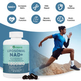 inGreens Liposomal NAD+ 1800mg | 180 Softgels | NR 200mg, Trans-Resveratrol 200mg & TMG 200mg | Cellular Energy, DNA Repair & Anti-Aging