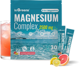 inGreens 11-in-1 Magnesium Complex Powder – Grapefruit Lemon, 30 Servings