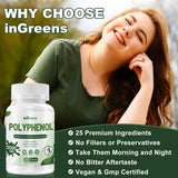 inGreens 25-in-1 Polyphenols 2000mg – Quercetin, Resveratrol & Plant-Based Antioxidants
