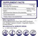 inGreens Liposomal NAD+ 900mg – Trans-Resveratrol 300mg, Softgels