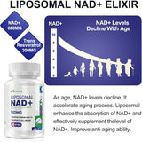 inGreens Liposomal NAD+ 900mg – Trans-Resveratrol 300mg, Softgels