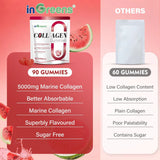 inGreens Marine Collagen Gummies 5000mg – Biotin, Vitamin C & Hyaluronic Acid