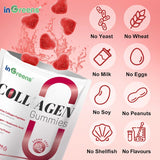inGreens Marine Collagen Gummies 5000mg – Biotin, Vitamin C & Hyaluronic Acid