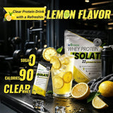 inGreens Clear Whey Protein Isolate – Lemon, 22g Protein, 20 Packets