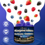 inGreens Magnesium Glycinate Gummies 6-in-1 | Magnesium 141mg, L-Theanine 200mg, B6, D3, K2 & Betaine | 120 Gummies (60 Servings) | Sleep, Stress Relief & Focus