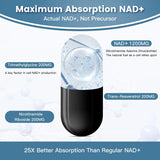 Liposomal NAD+ Supplement 1800 mg with Nicotinamide Riboside