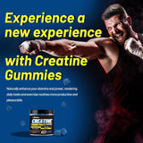 Creatine Monohydrate Gummies 6g for Men & Women 120 Count