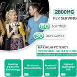 inGreens Liposomal Glutathione 2800mg – Reduced Glutathione, Advanced Absorption