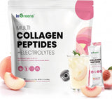 inGreens Multi Collagen Peptides Powder – White Peach, 30 Sticks
