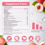 inGreens Multi Collagen Peptides Powder – White Peach, 30 Sticks