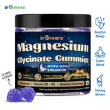 inGreens Magnesium Glycinate Gummies – 141mg, Berry, 120 Count