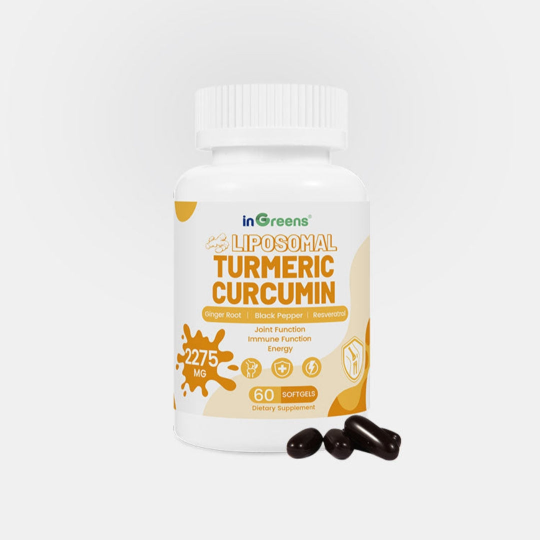 inGreens Liposomal Turmeric 2275mg – 95% Curcumin, Ginger & Black Pepper