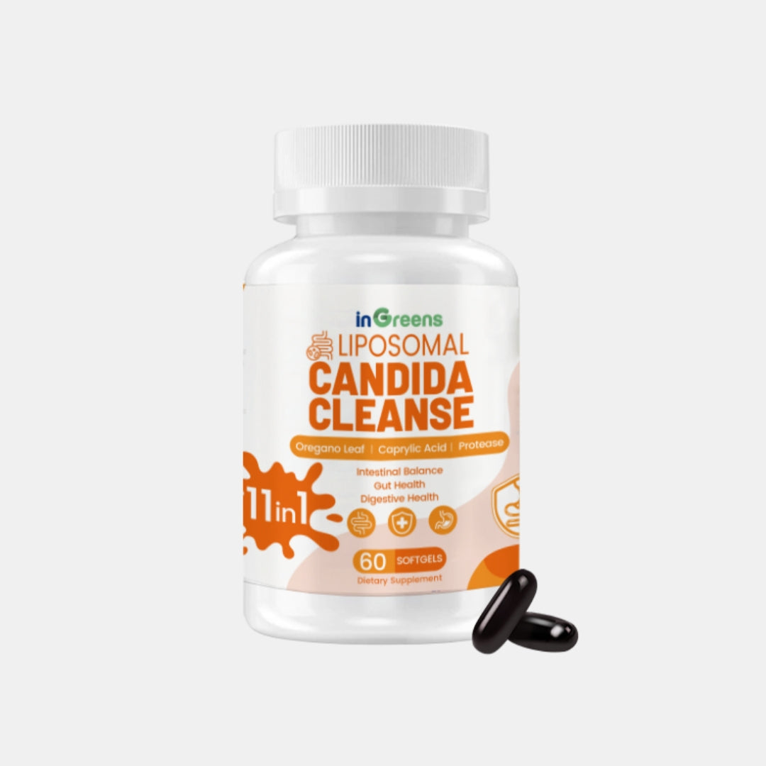 inGreens 11-in-1 Candida Support – Oregano, Caprylic Acid & Probiotics