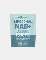 inGreens Liposomal NAD+ 1800mg | NR 200mg, Trans-Resveratrol 200mg & TMG 200mg | 90 Capsules Pouch (45-Day Supply) | Cellular Energy, DNA Repair & Anti-Aging