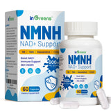 inGreens NMNH 600mg with NR, TMG, Resveratrol & CoQ10 - NAD+ Booster