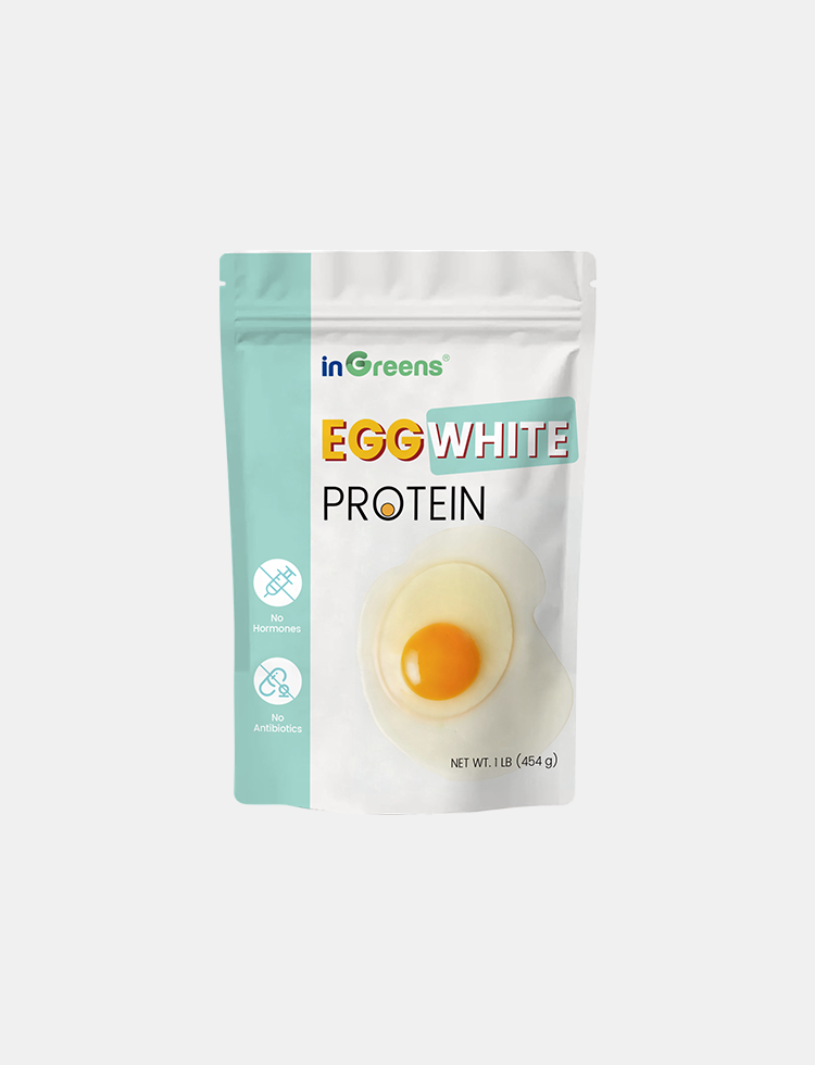 inGreens Dried Egg White Protein Powder - Unflavored | 10oz, Gluten-Free, Non-GMO, Soy-Free - Versatile for Baking & Cooking