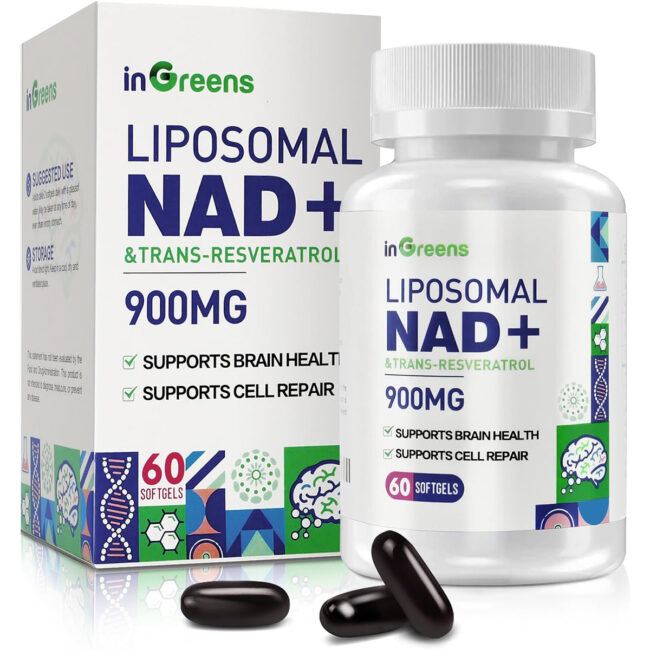 900 mg Liposomal NAD+ Supplement