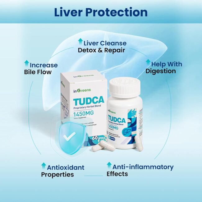 1450MG TUDCA Liver Supplement - Image 3