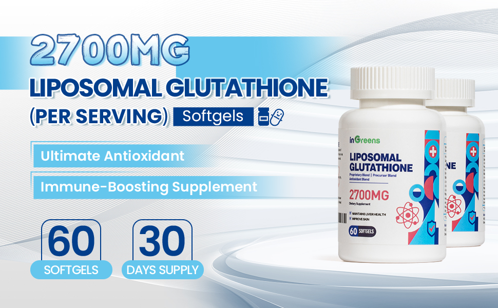 2700mg Liposomal Glutathione