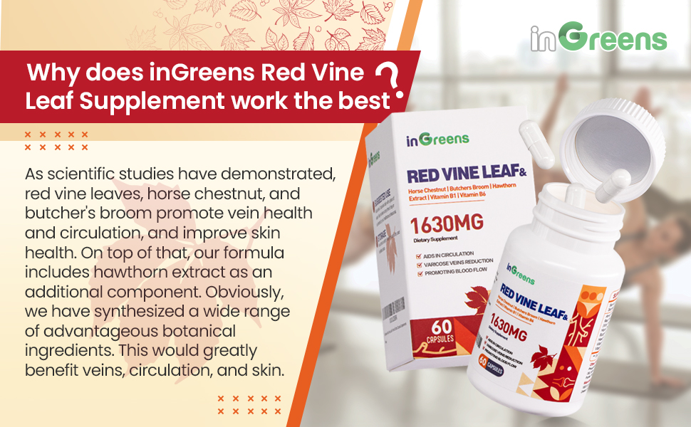 red vine leaf supplement