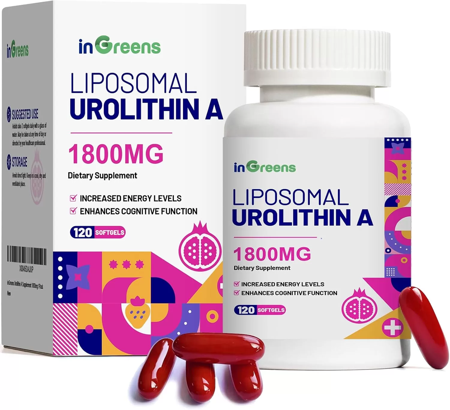 inGreens Urolithin A Supplement 1800mg