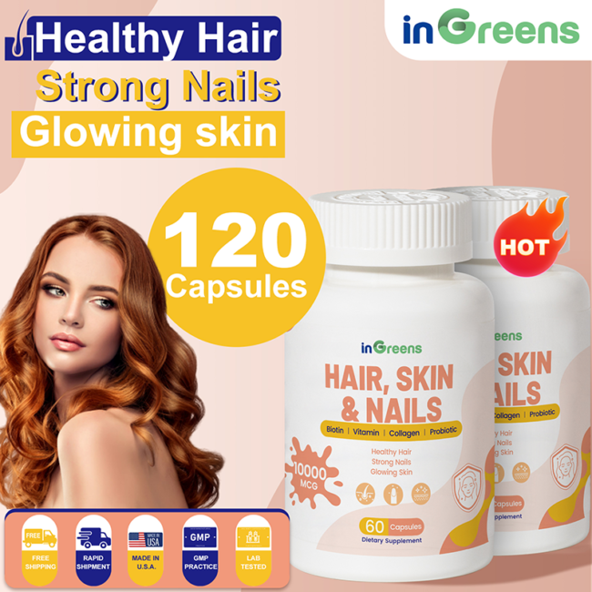 Hair Growth Supplements,Biotin 10000mcg Vegetarian Capsules