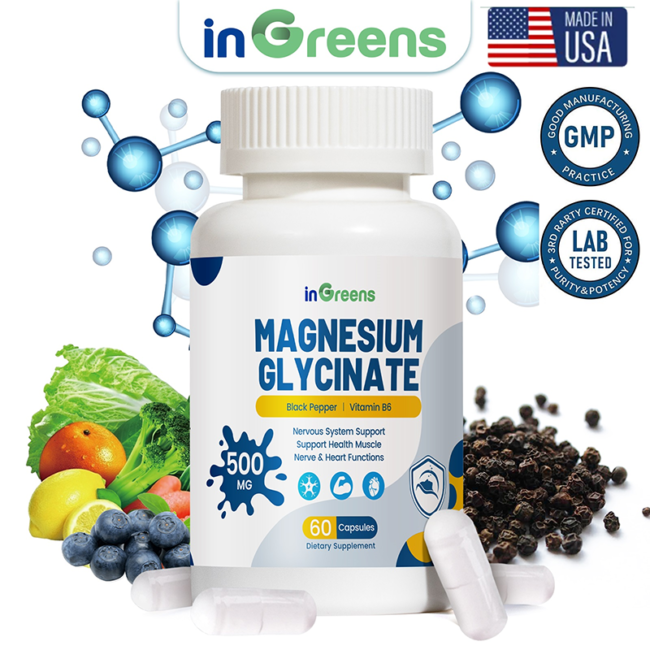 Magnesium Glycinate Capsules 500mg