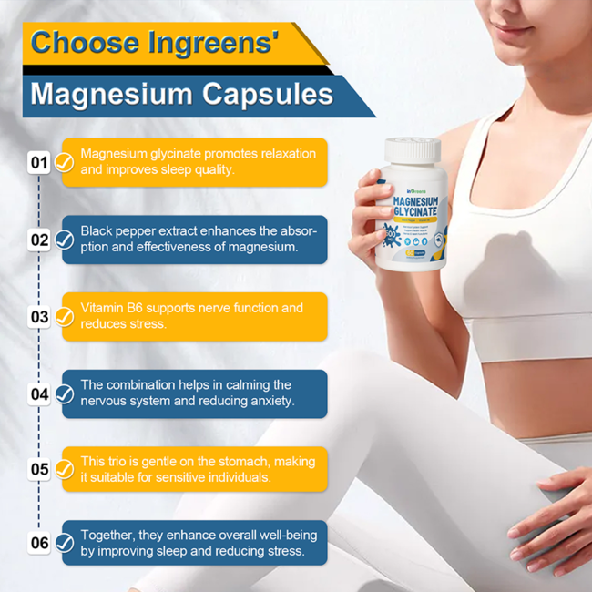 Magnesium Glycinate Capsules 500mg - Image 5