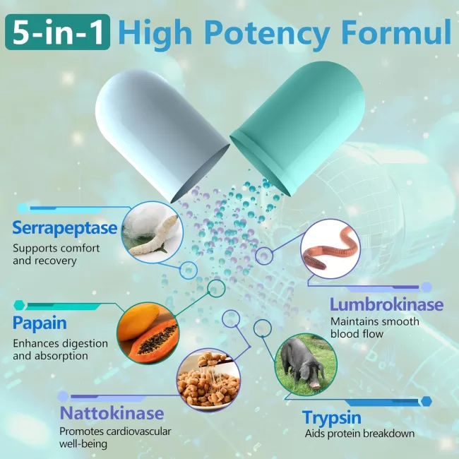 4-in-1 Serrapeptase Supplement - Image 2