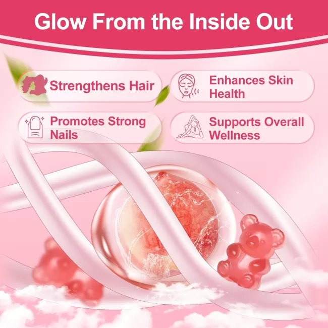 20-in-1 Hair Skin and Nails Gummies - Image 3