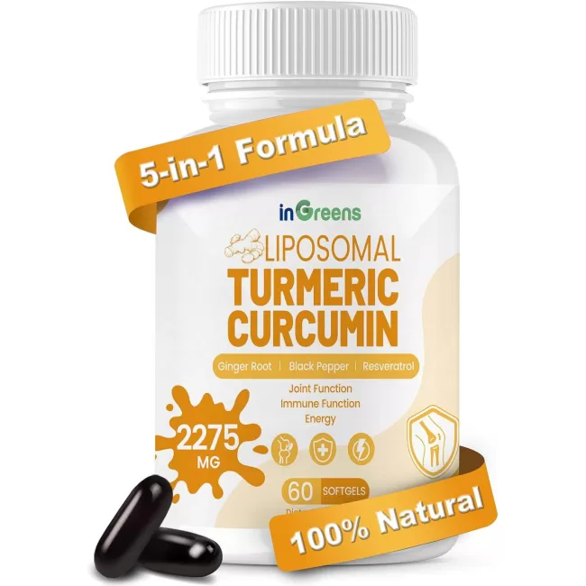 5-in-1 Liposomal Turmeric Supplement